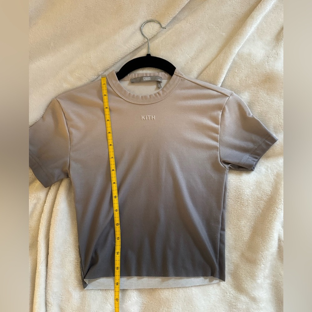 KITH WOMEN DEGRADE MULBERRY TEE - SUNSET DEGRADE size XS